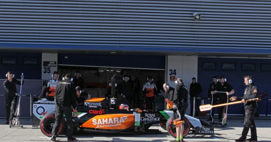 Testy F1 w Jerez 2014 - dzień trzeci