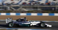 Hamilton schud do cikiego bolidu Mercedesa