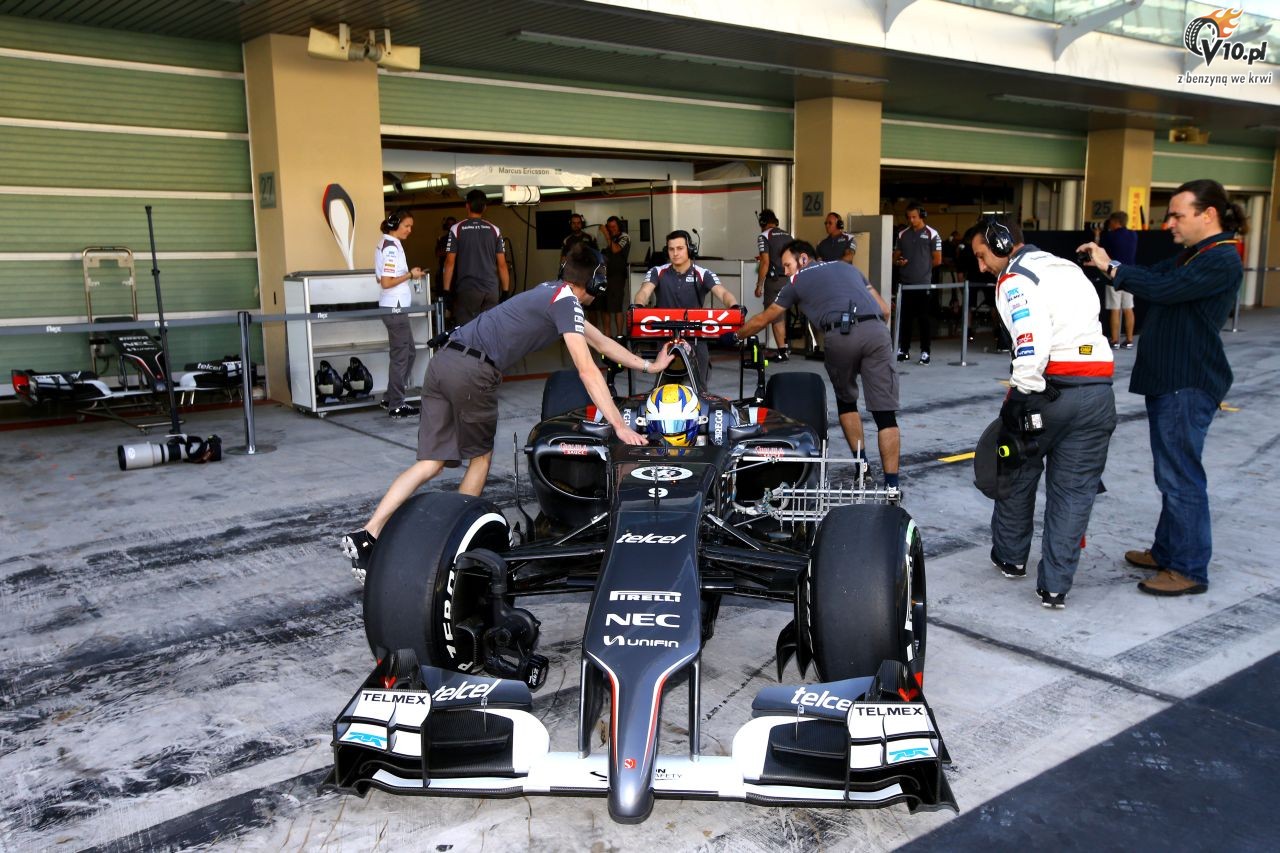 Testy F1 po GP Abu Zabi 2014