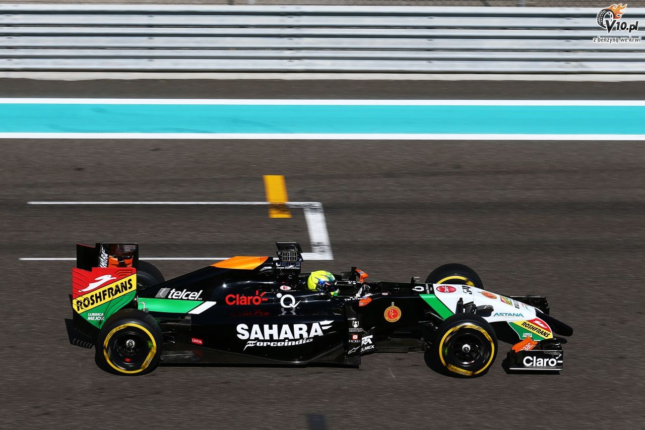 Testy F1 po GP Abu Zabi 2014