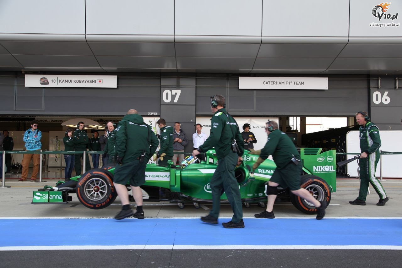 Caterham wprowadzi duy zestaw usprawnie do bolidu i sprbuje zaatakowa Marussi oraz Saubera