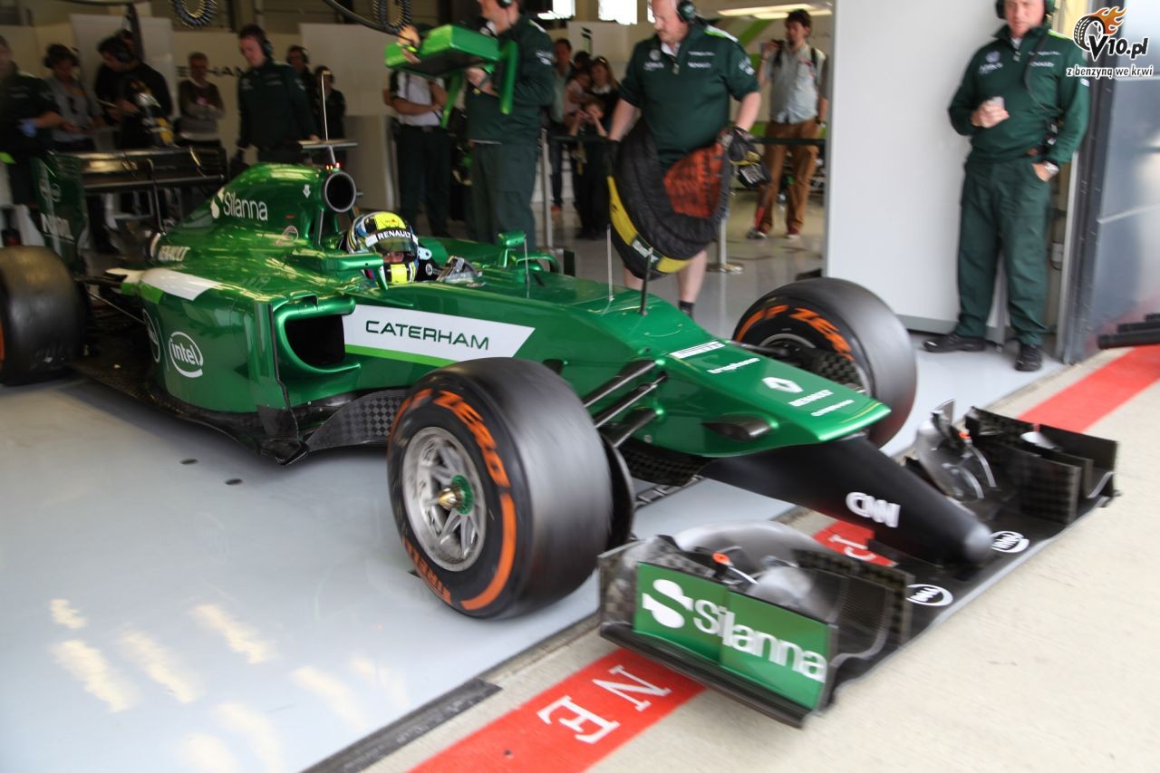 Caterham wprowadzi duy zestaw usprawnie do bolidu i sprbuje zaatakowa Marussi oraz Saubera