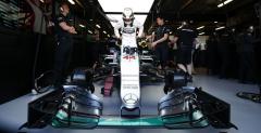 Mercedes zabra nowe przednie skrzydo na GP Chin
