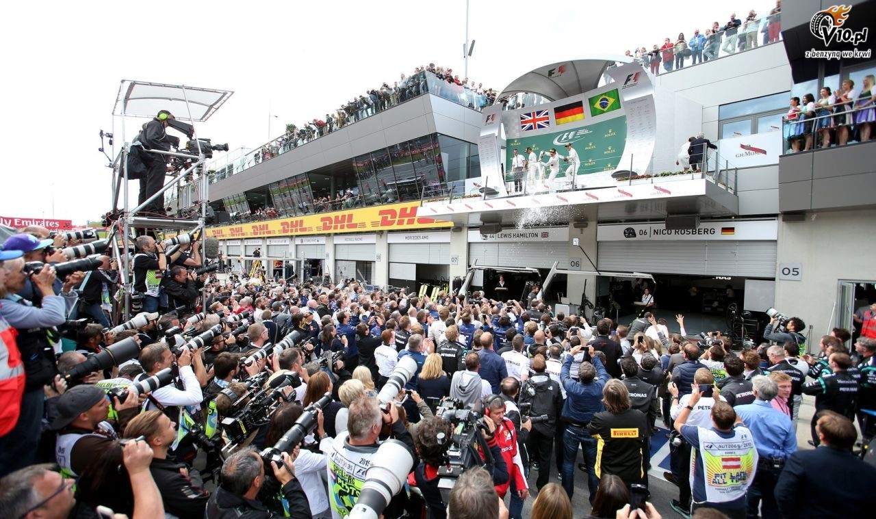 GP Austrii 2015 - wycig