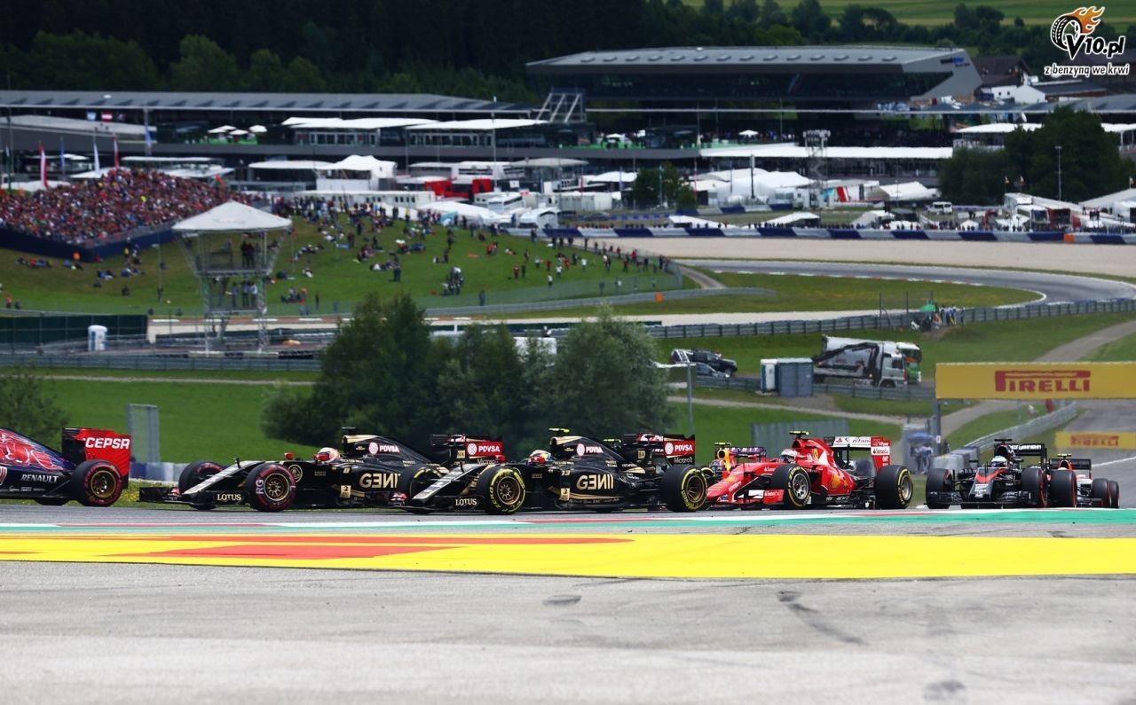 GP Austrii 2015 - wycig