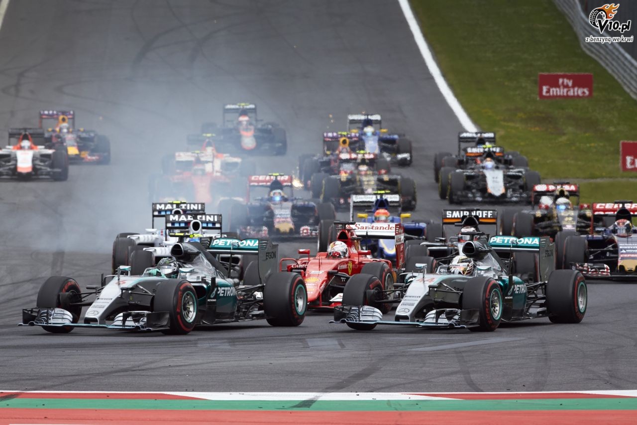 GP Austrii 2015 - wycig