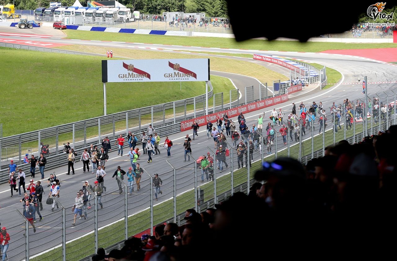 GP Austrii 2015 - wycig