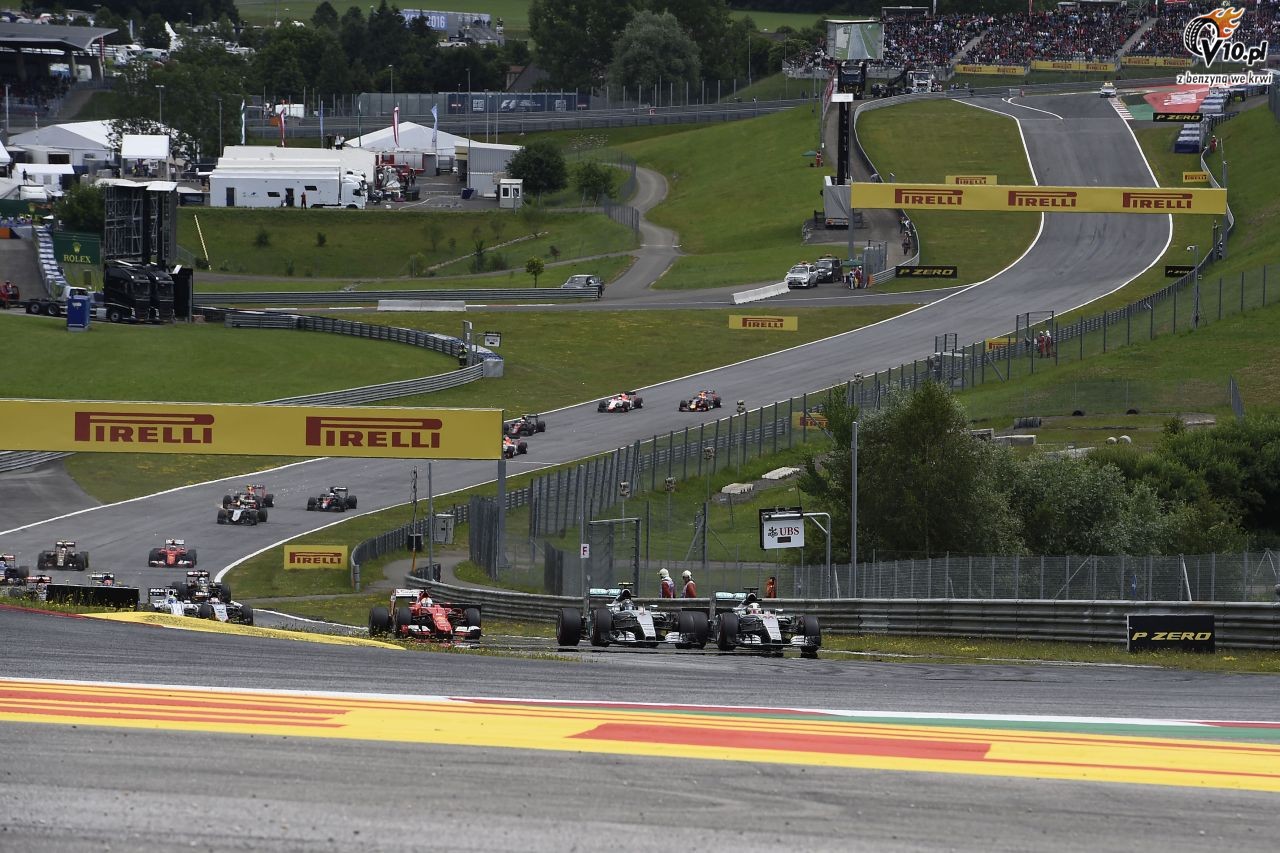 GP Austrii 2015 - wycig