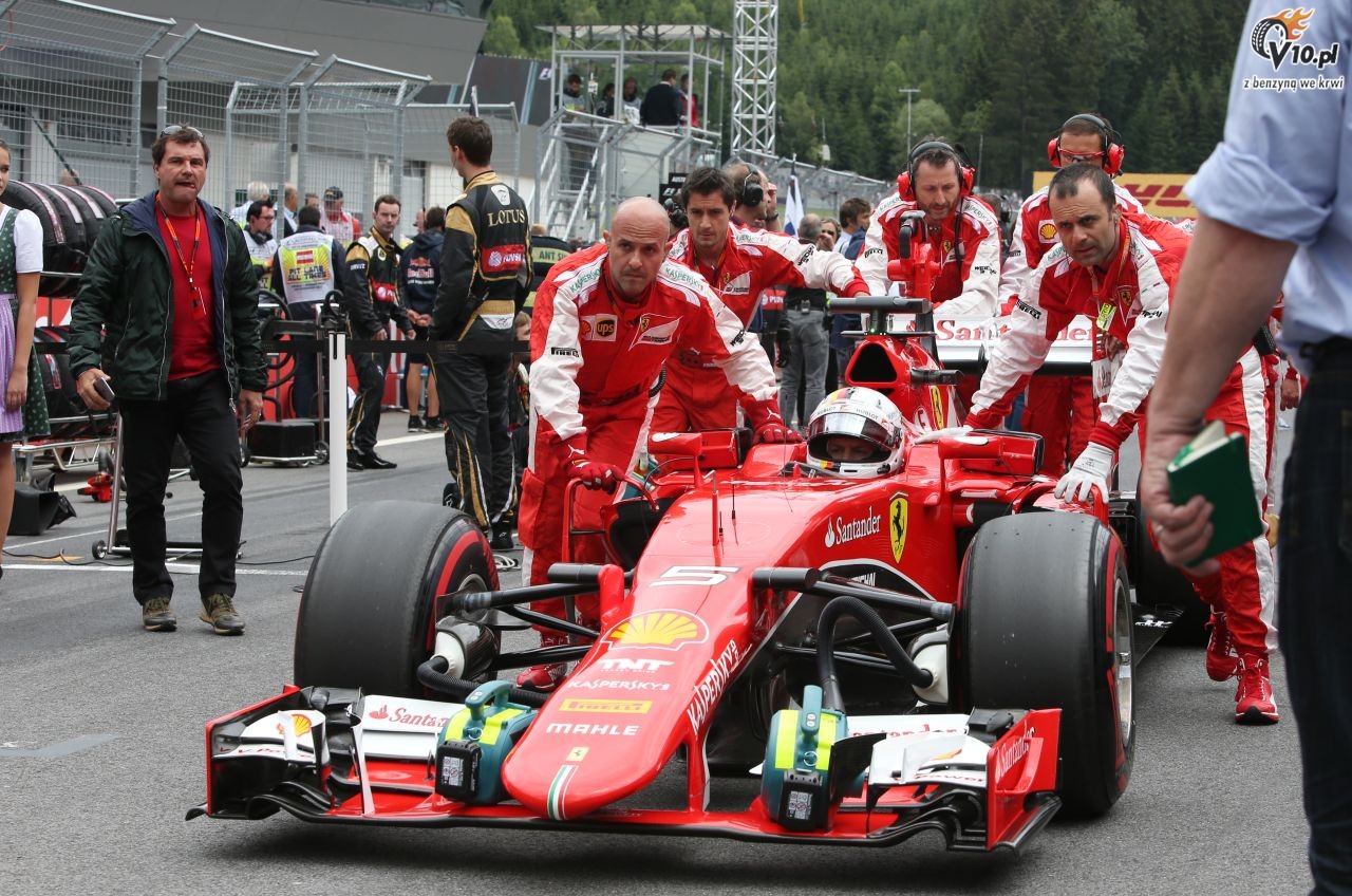 GP Austrii 2015 - wycig
