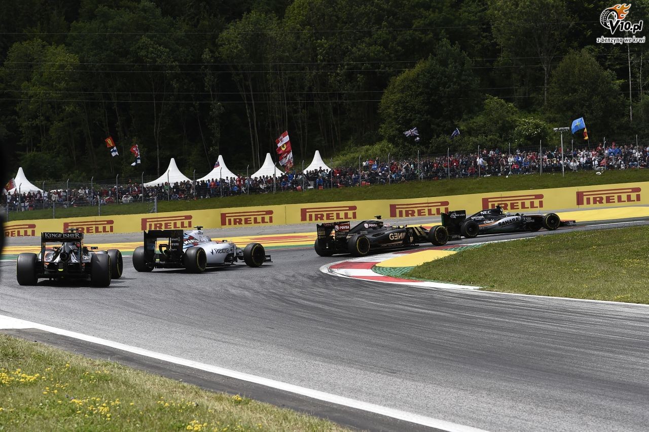 GP Austrii 2015 - wycig
