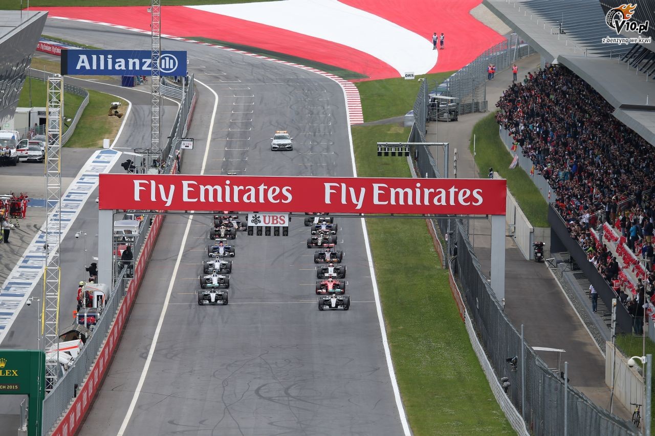 GP Austrii 2015 - wycig
