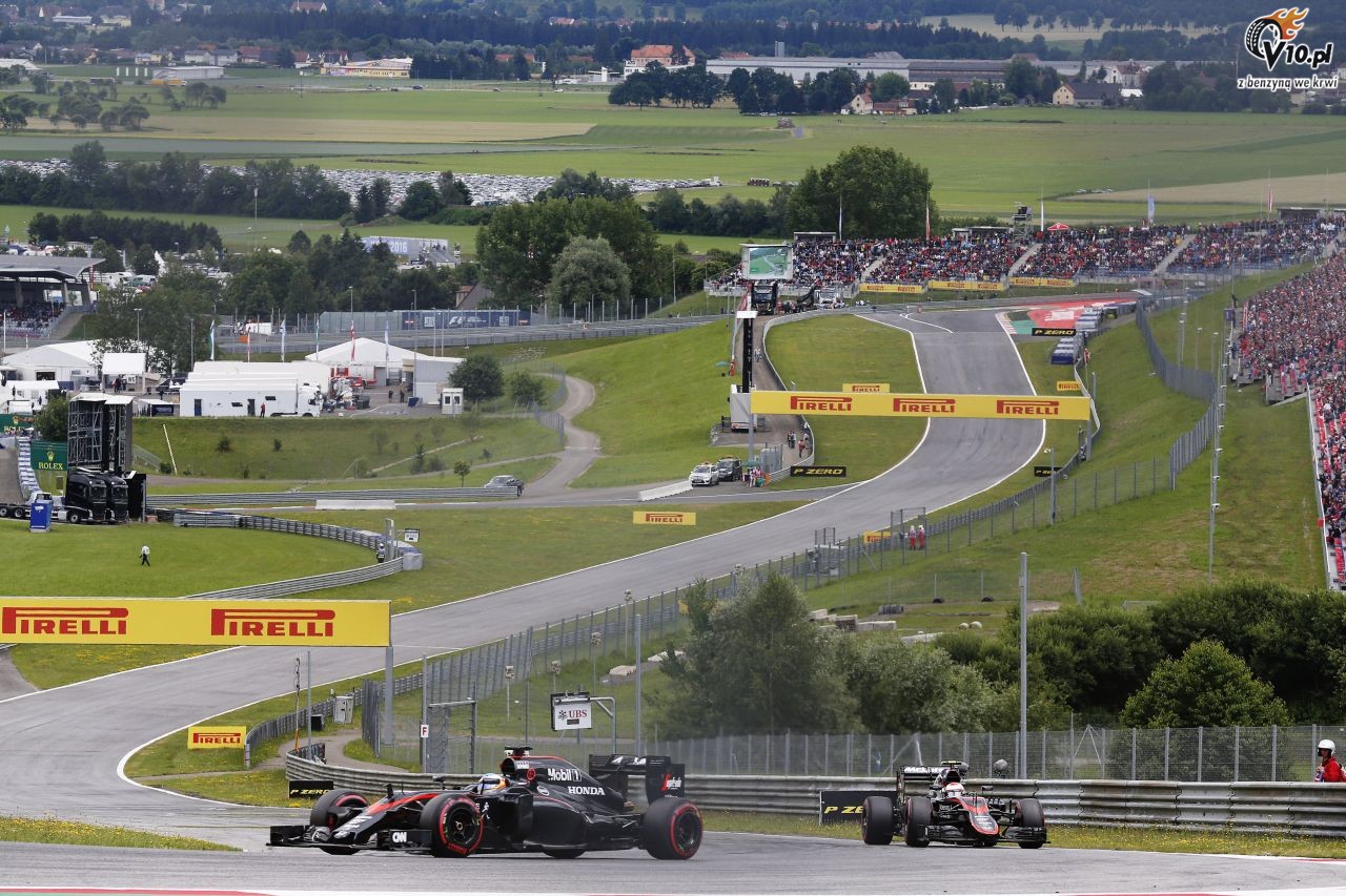 GP Austrii 2015 - wycig