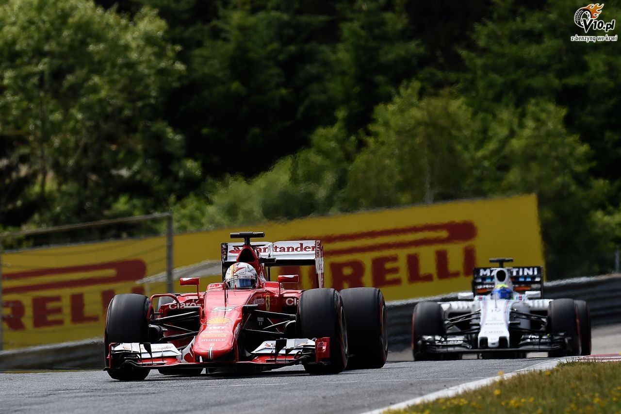 GP Austrii 2015 - wycig