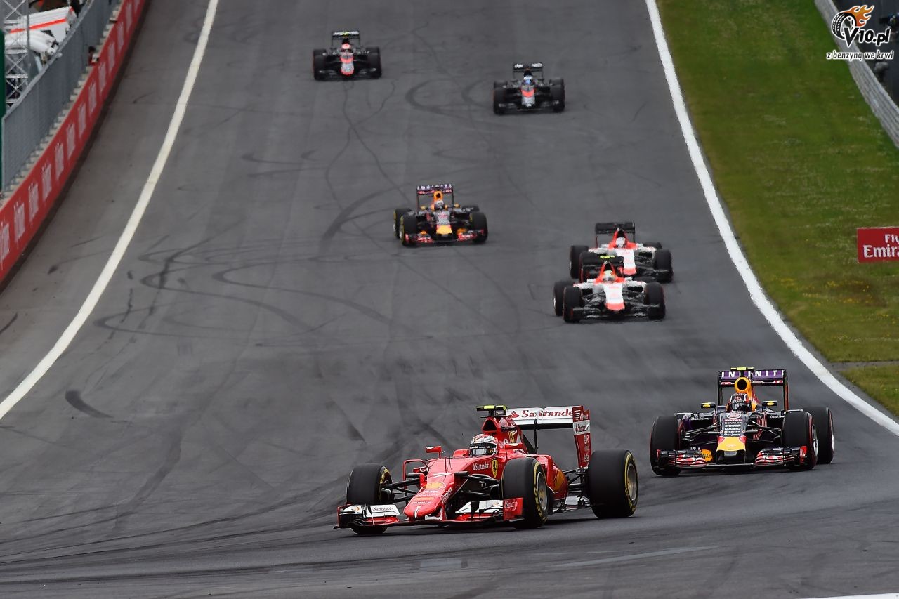 GP Austrii 2015 - wycig