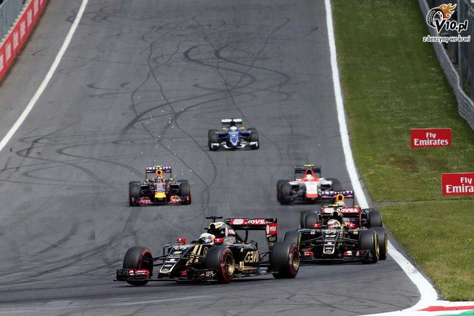 GP Austrii 2015 - wycig