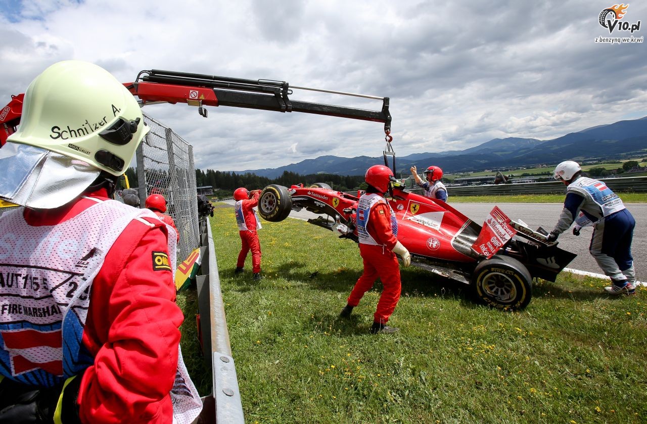 GP Austrii 2015 - wycig