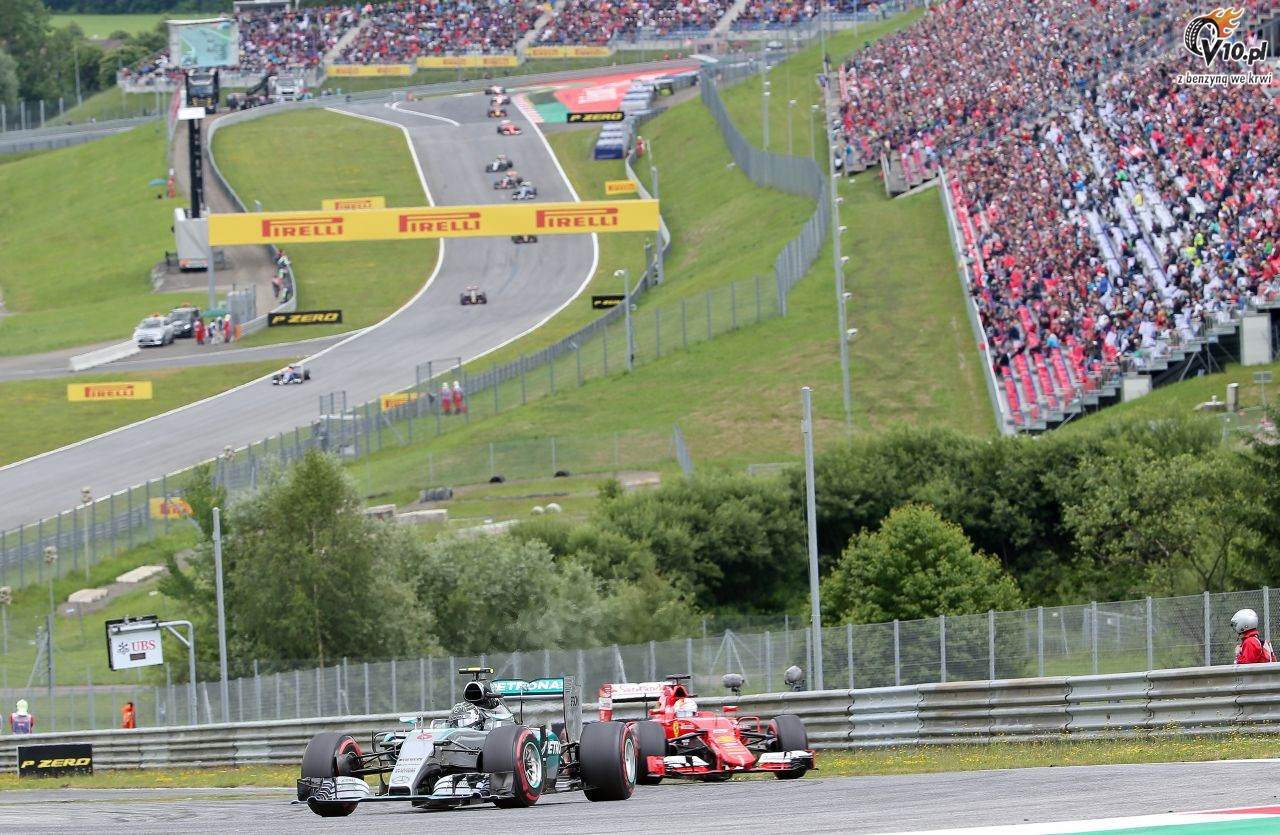 GP Austrii 2015 - wycig