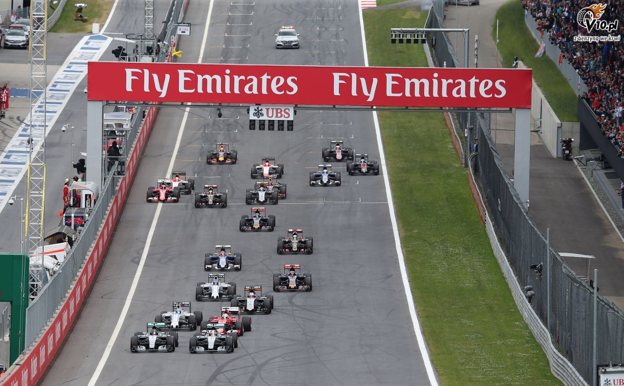 GP Austrii 2015 - wycig