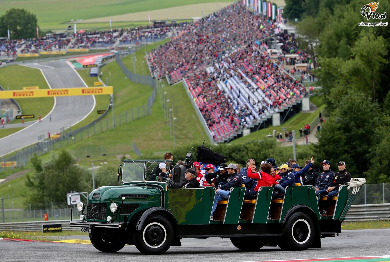 GP Austrii 2015 - wycig