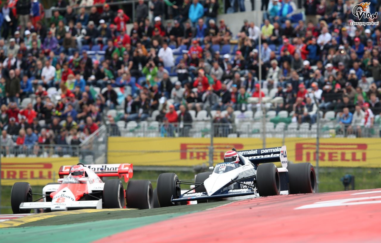 GP Austrii 2015 - parady historycznych bolidw