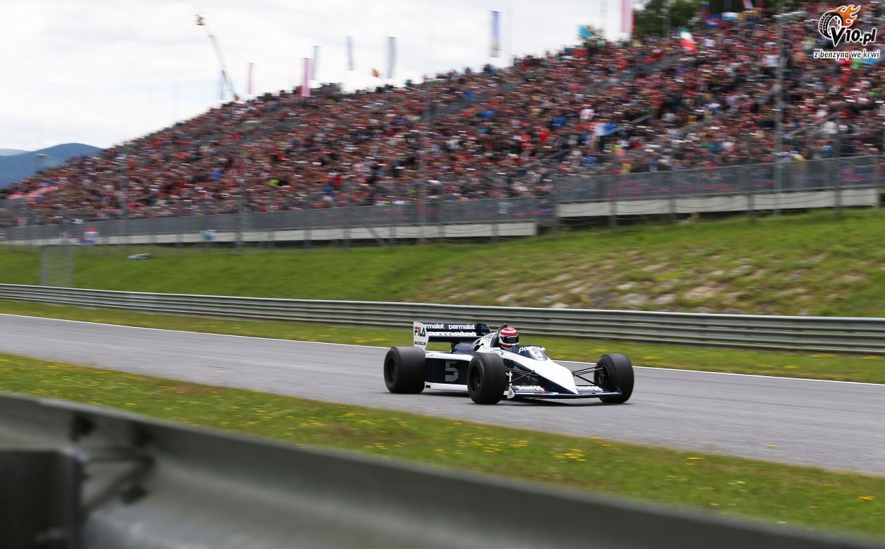 GP Austrii 2015 - parady historycznych bolidw