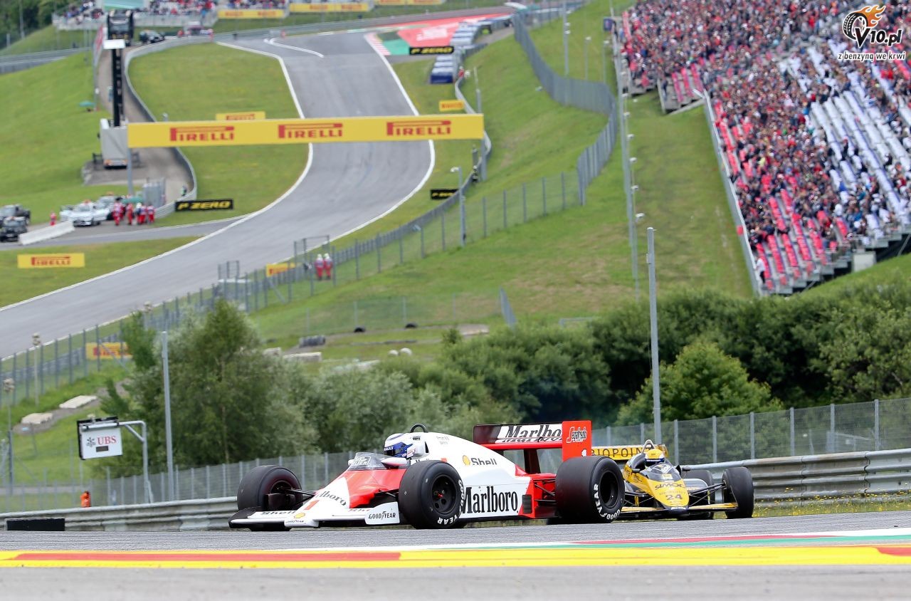 GP Austrii 2015 - parady historycznych bolidw
