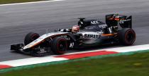 Bolid Force India 'mega szybki' z kolejnymi poprawkami na testach po GP Austrii