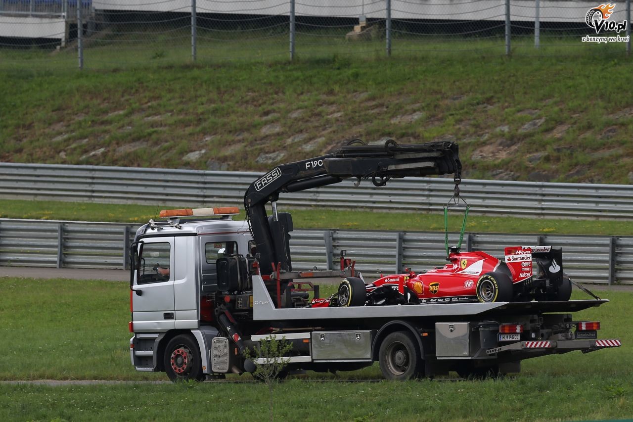 GP Austrii 2015 - pitkowe treningi