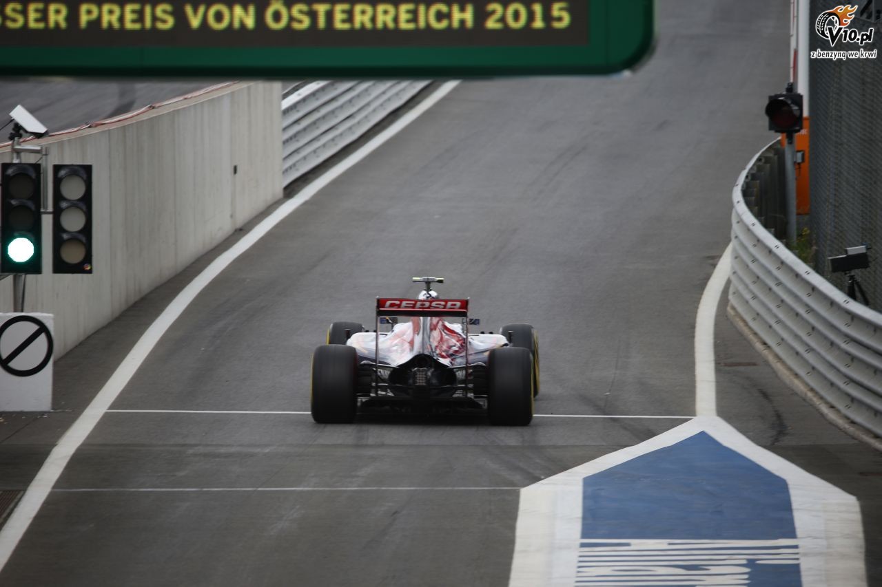 GP Austrii 2015 - pitkowe treningi
