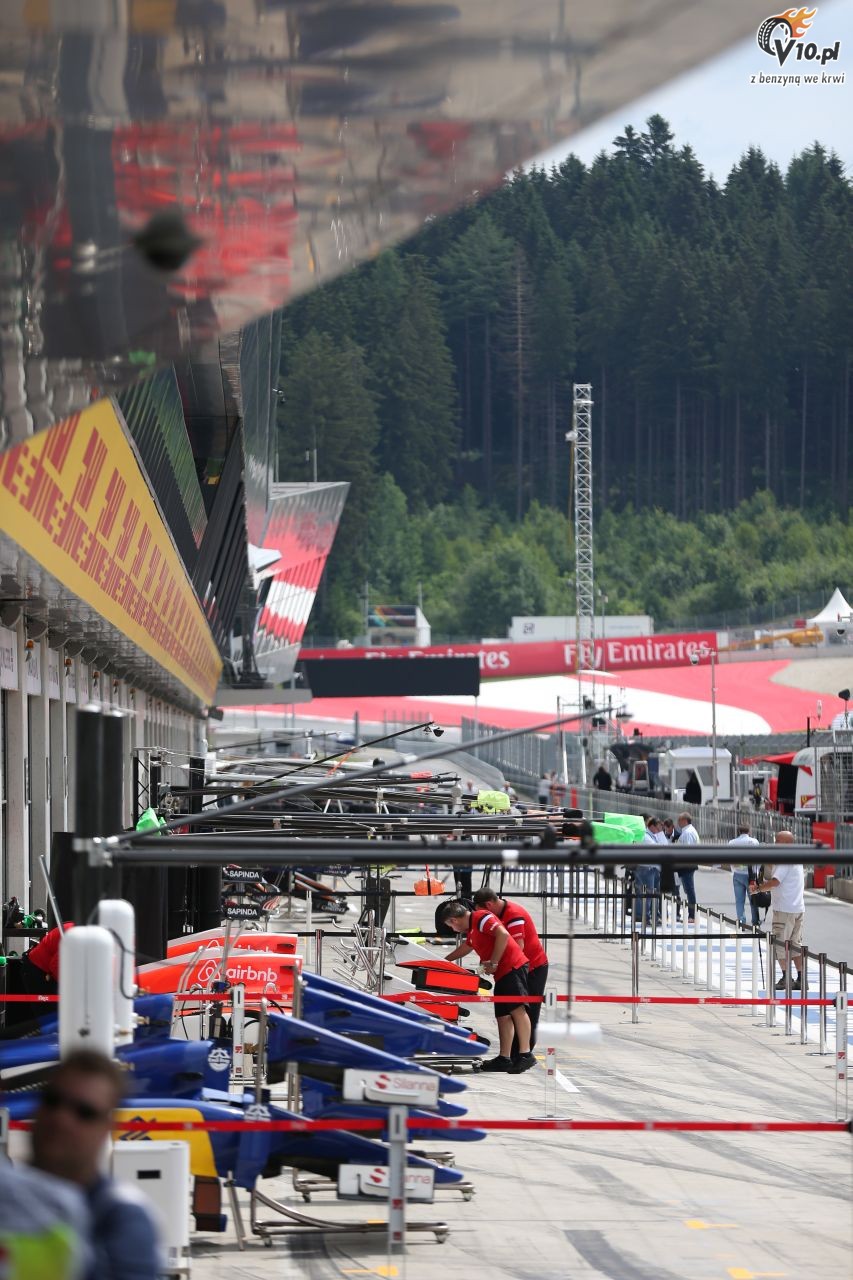 GP Austrii 2015 - przygotowania