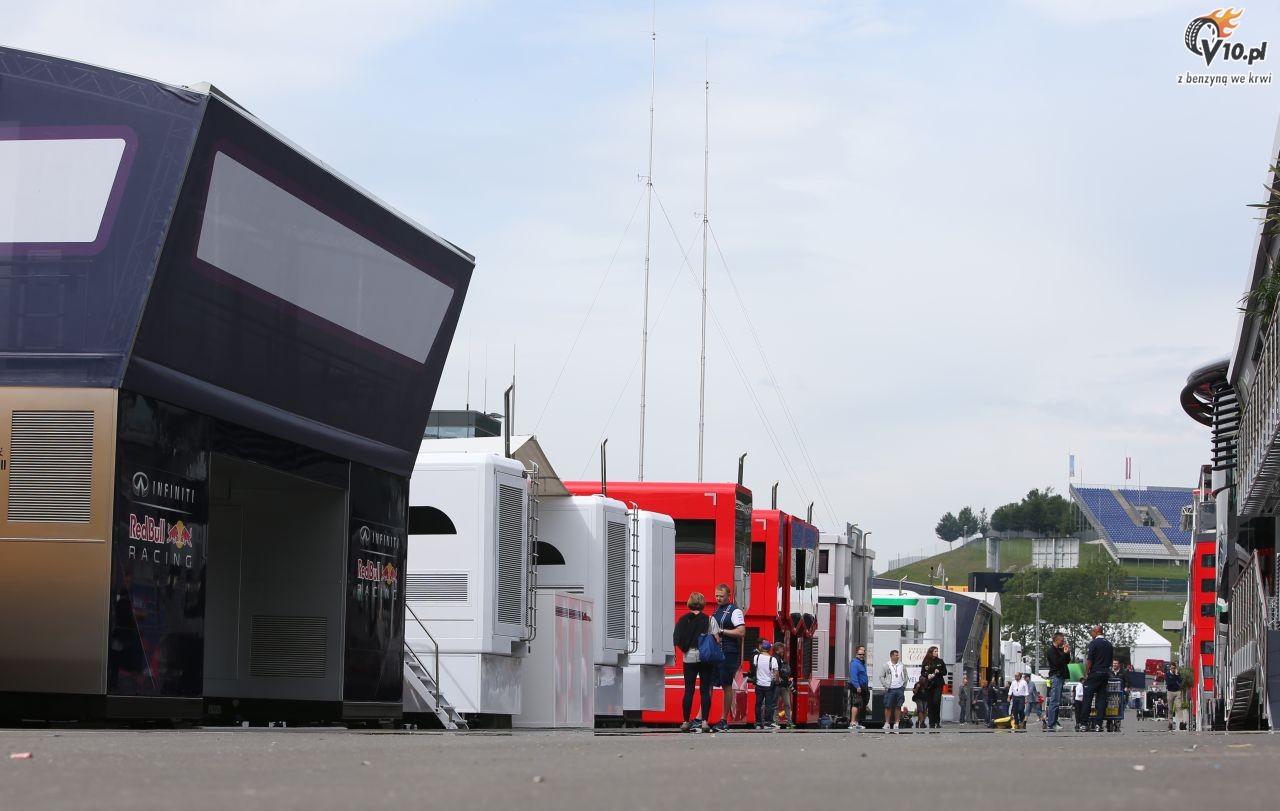 GP Austrii 2015 - przygotowania