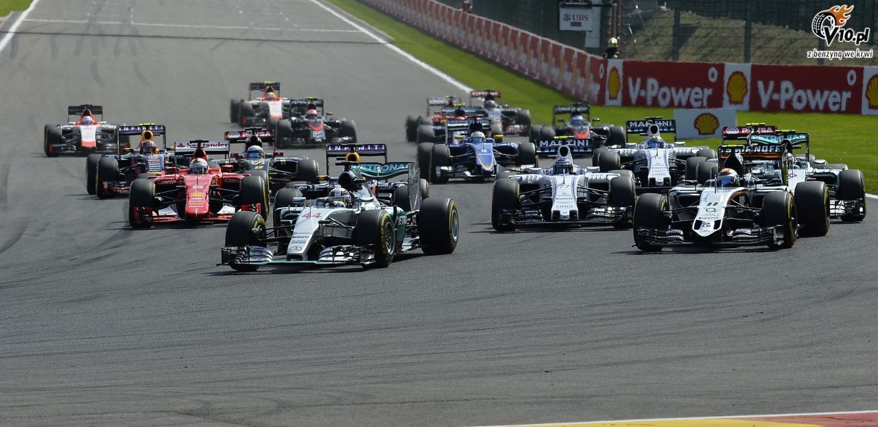 GP Belgii 2015 - wycig