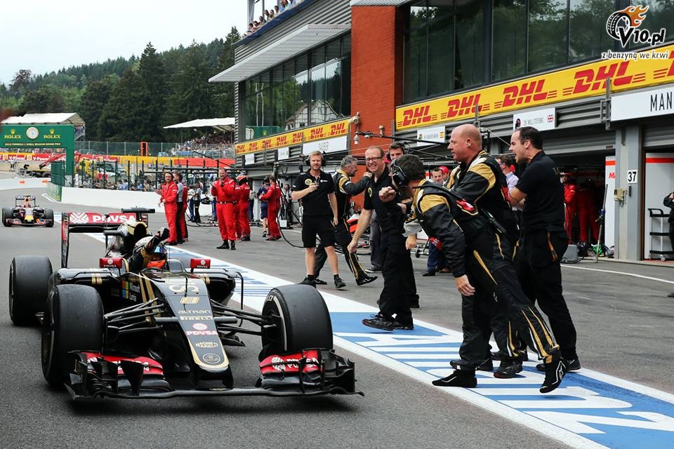 GP Belgii 2015 - wycig