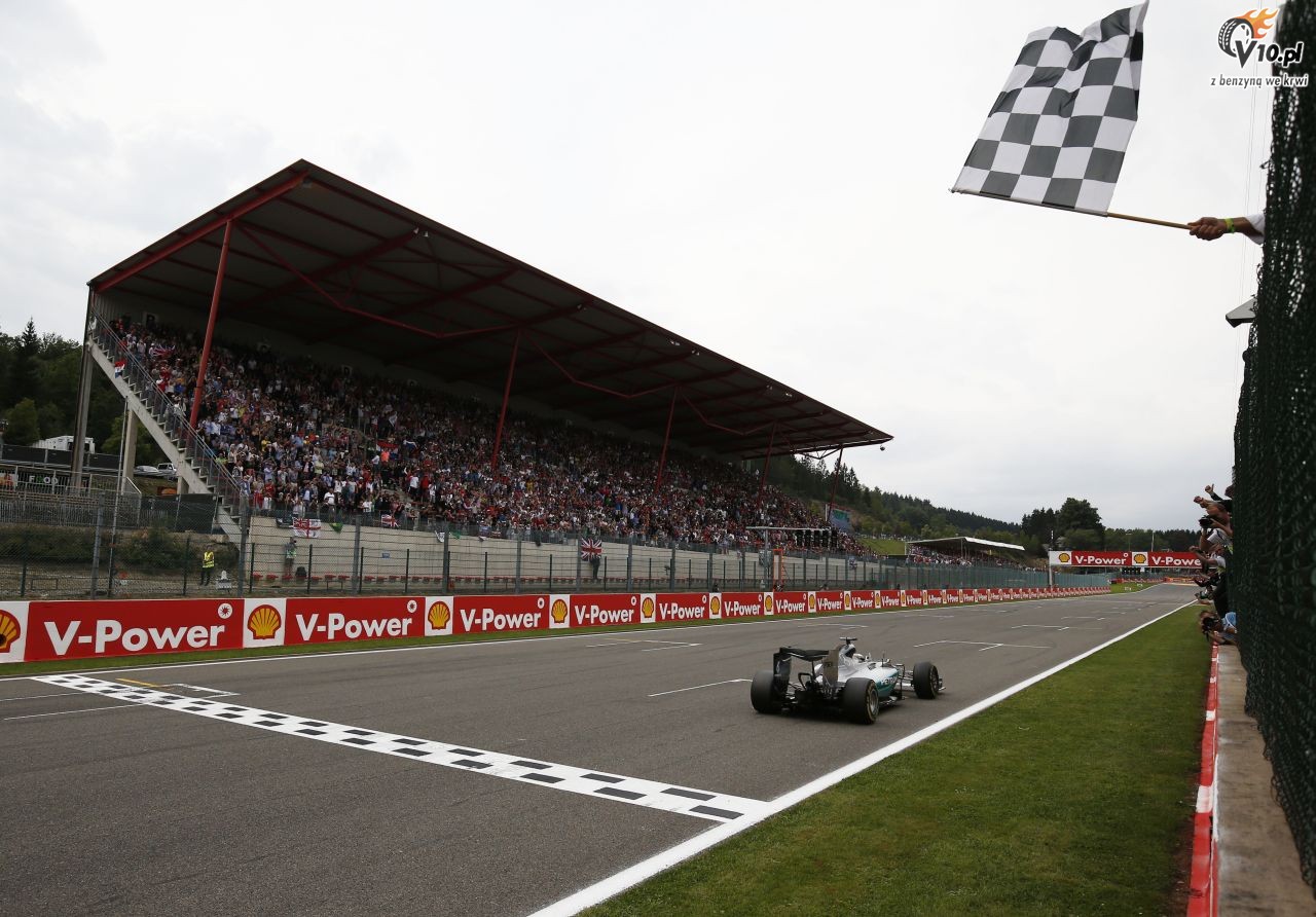 GP Belgii 2015 - wycig