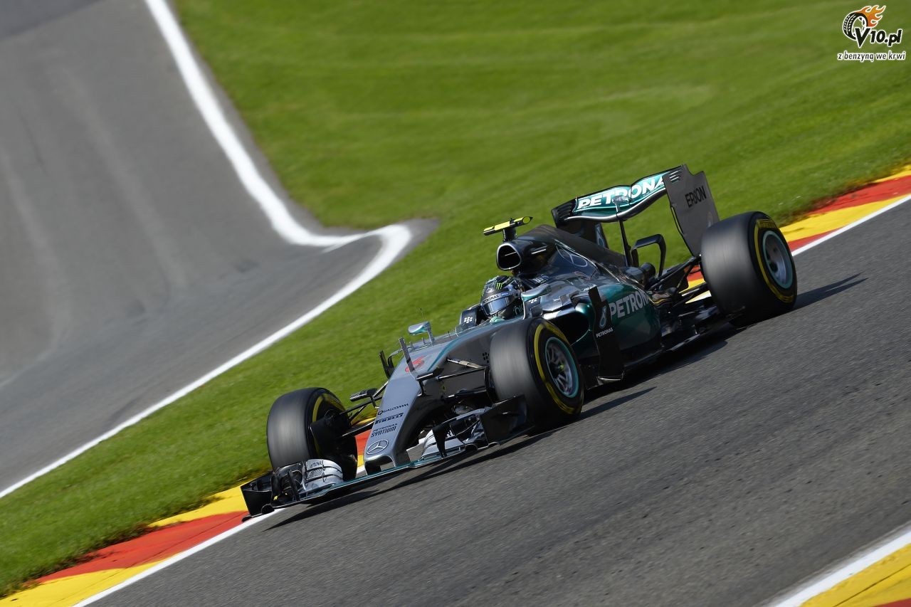 Spa - wycig: Zwycistwo Hamiltona, Grosjean na podium po dramacie Vettela