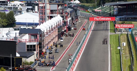 GP Belgii 2015 - przygotowania