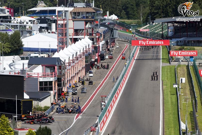 GP Belgii 2015 - przygotowania