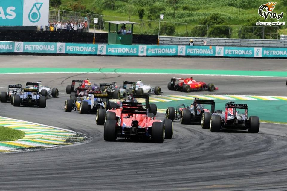 GP Brazylii 2015 - wycig