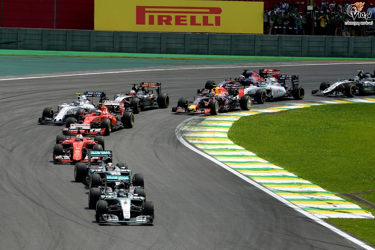 GP Brazylii 2015 - wycig