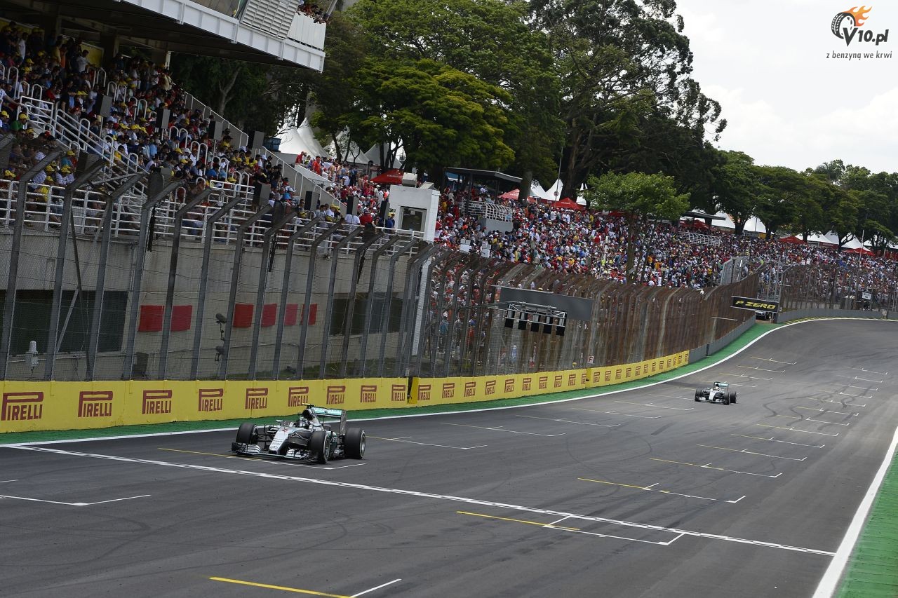GP Brazylii 2015 - wycig