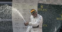 Hamilton zdziwiony afer o oblanie szampanem grid girl