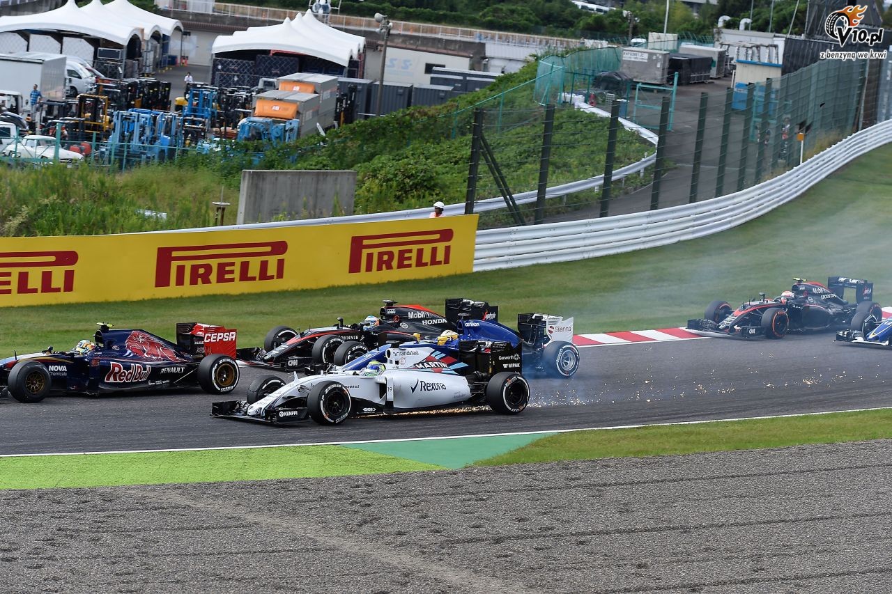GP Japonii 2015 - wycig