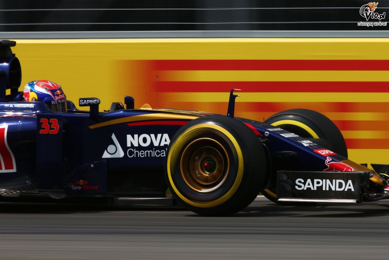 GP Kanady 2015 - ustawienie na starcie wycigu
