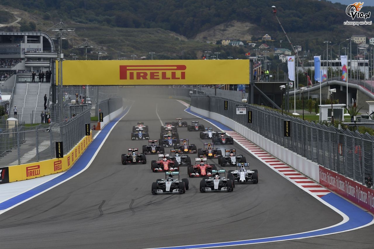 GP Rosji 2015 - wycig