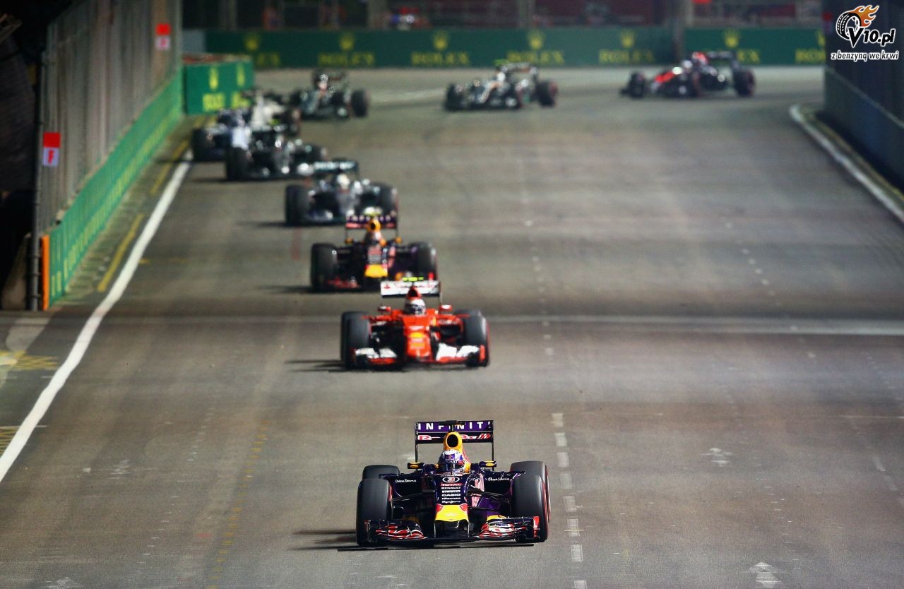 GP Singapuru 2015 - wycig