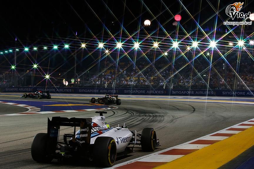 GP Singapuru 2015 - wycig