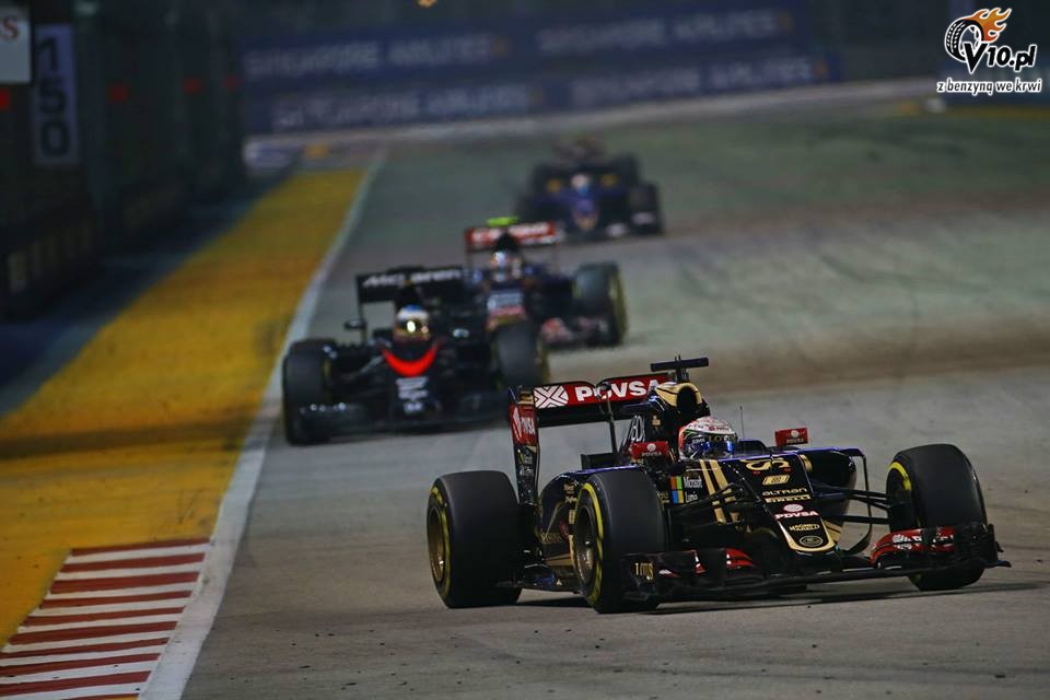 GP Singapuru 2015 - wycig