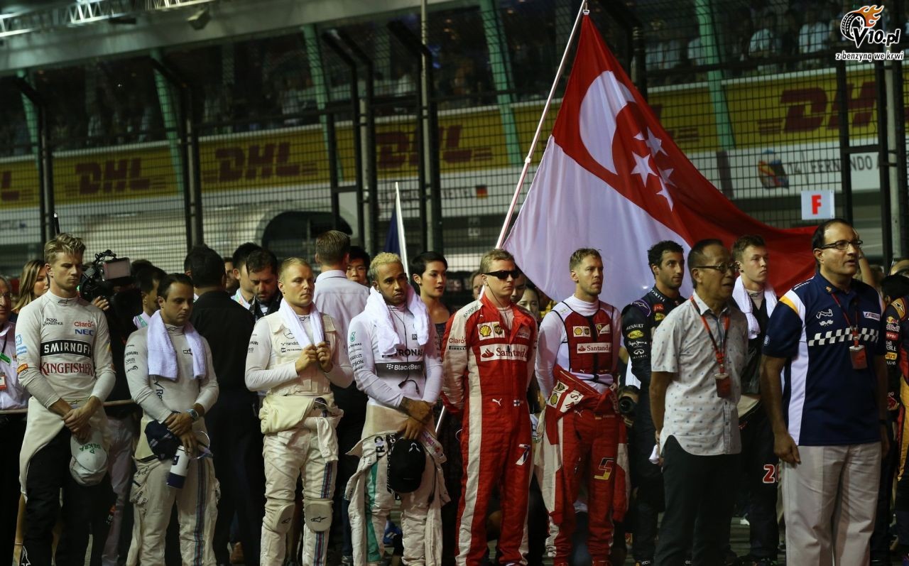 GP Singapuru 2015 - wycig