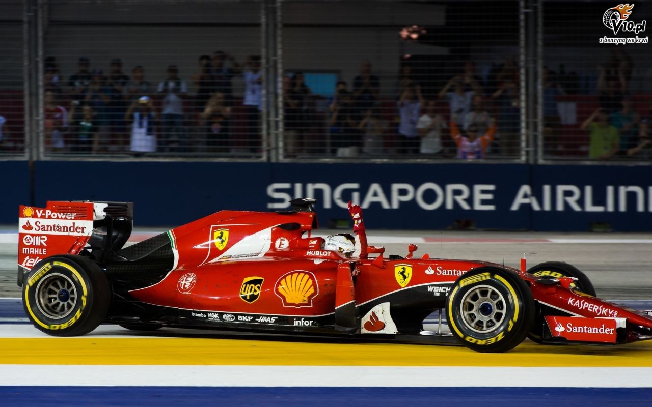 GP Singapuru 2015 - wycig