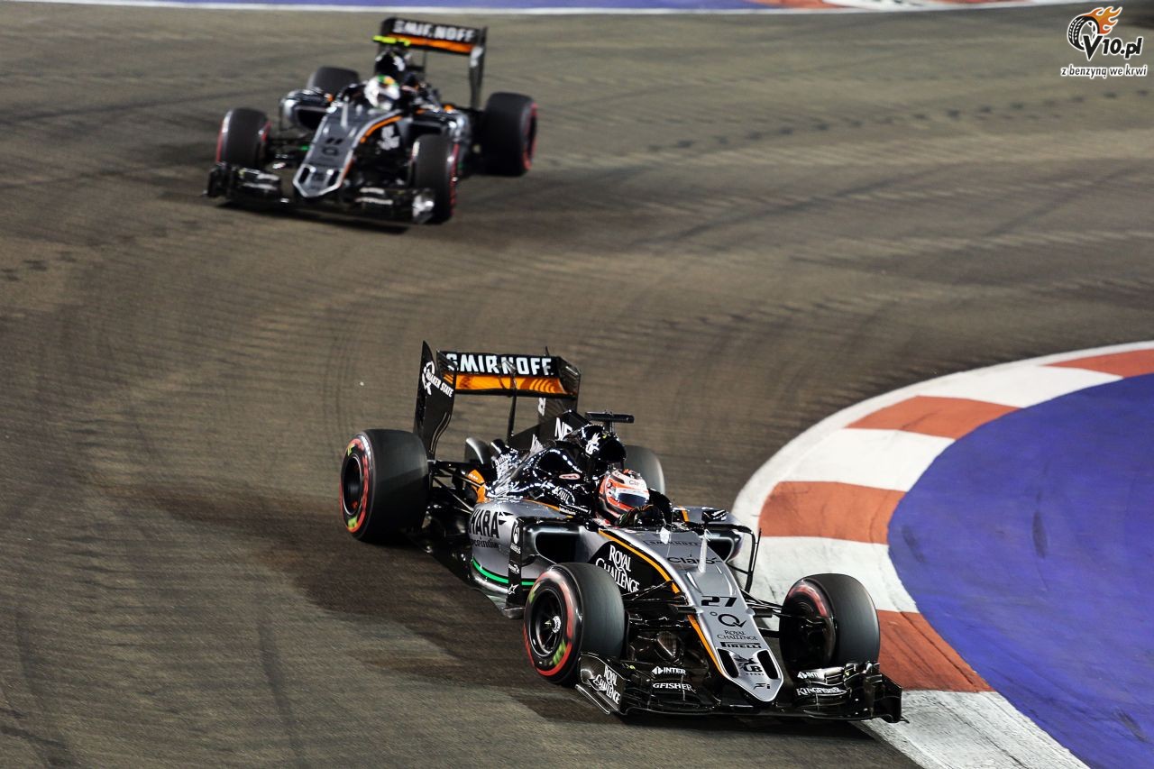 GP Singapuru 2015 - wycig
